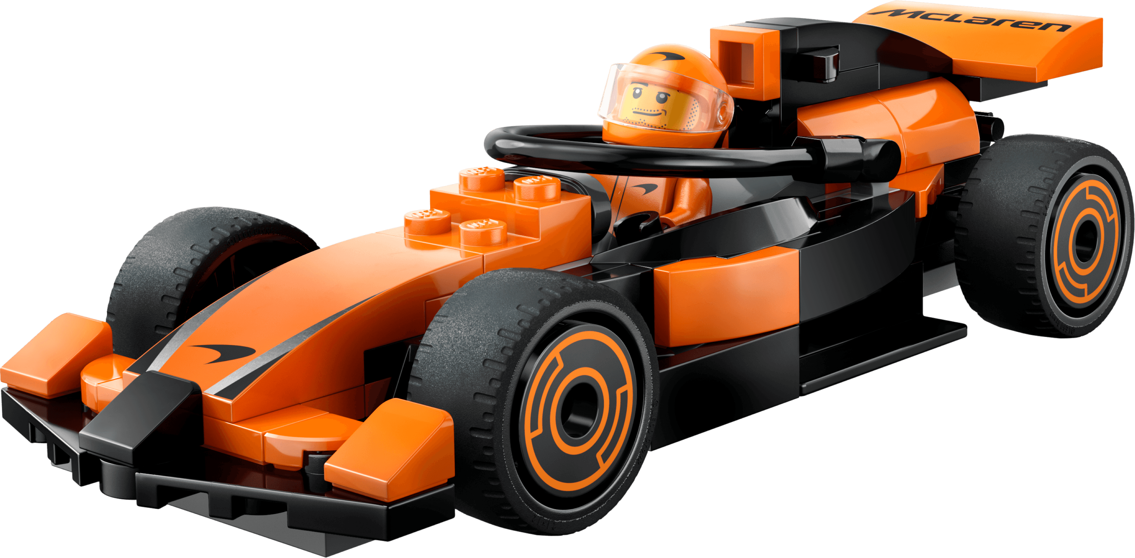 F1 Driver with McLaren Race Car