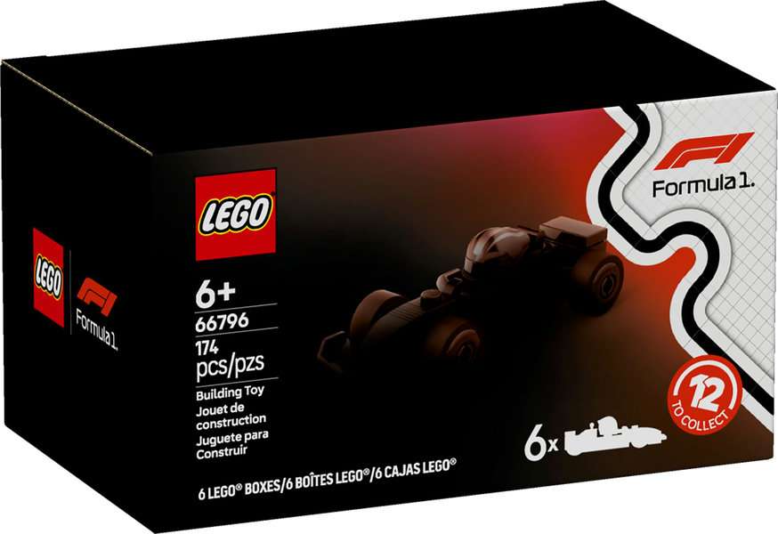 F1 Collectible Race Car 6-Pack