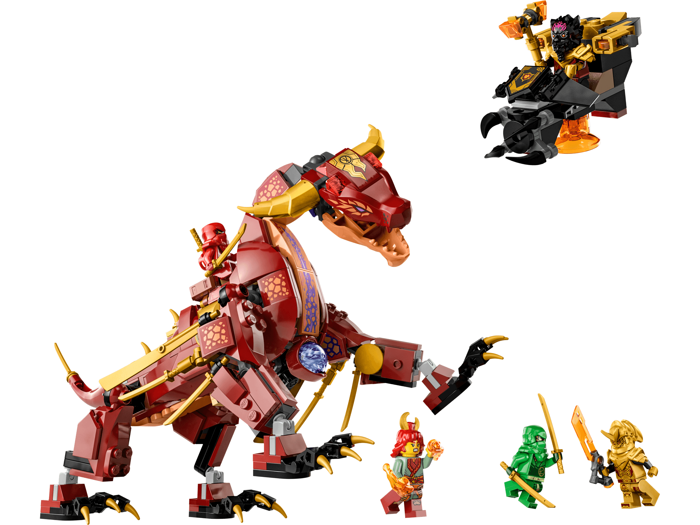 Heatwave Transforming Lava Dragon