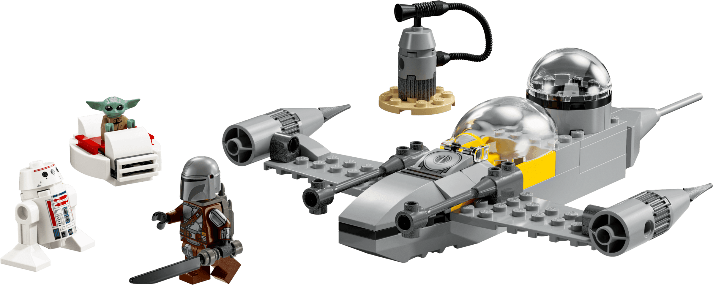 Mando and Grogu's N-1 Starfighter