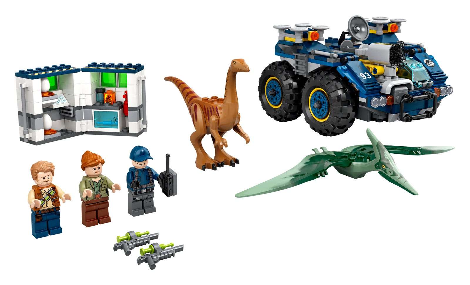 Gallimimus and Pteranodon Breakout