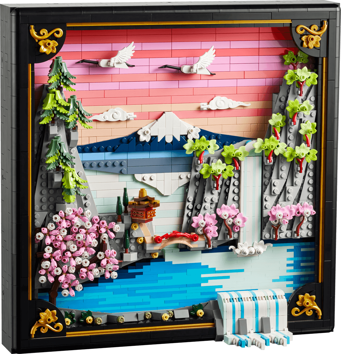 Japanese Cherry Blossom Landscape