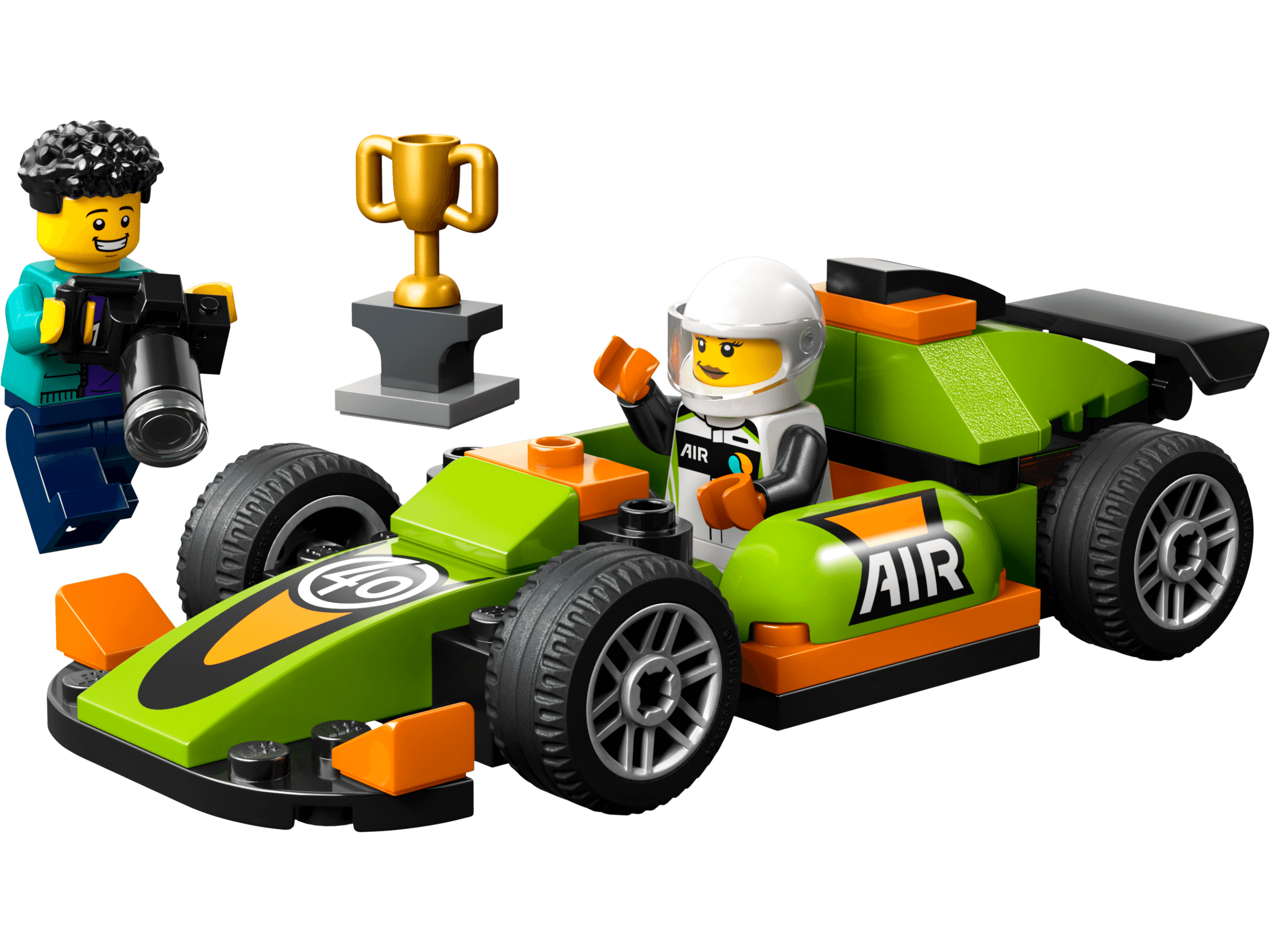 Green Race Car