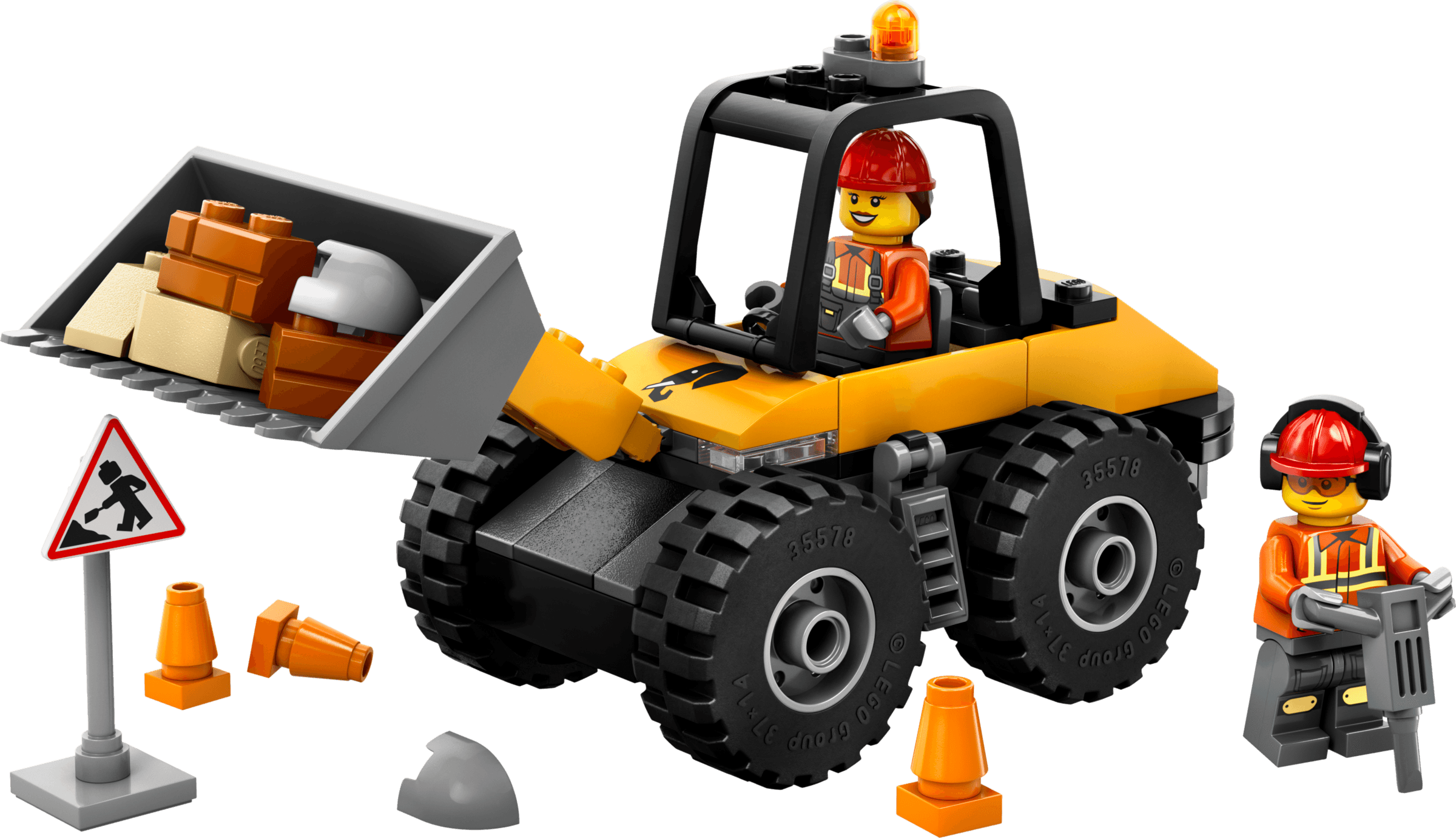 Yellow Construction Wheel Loader
