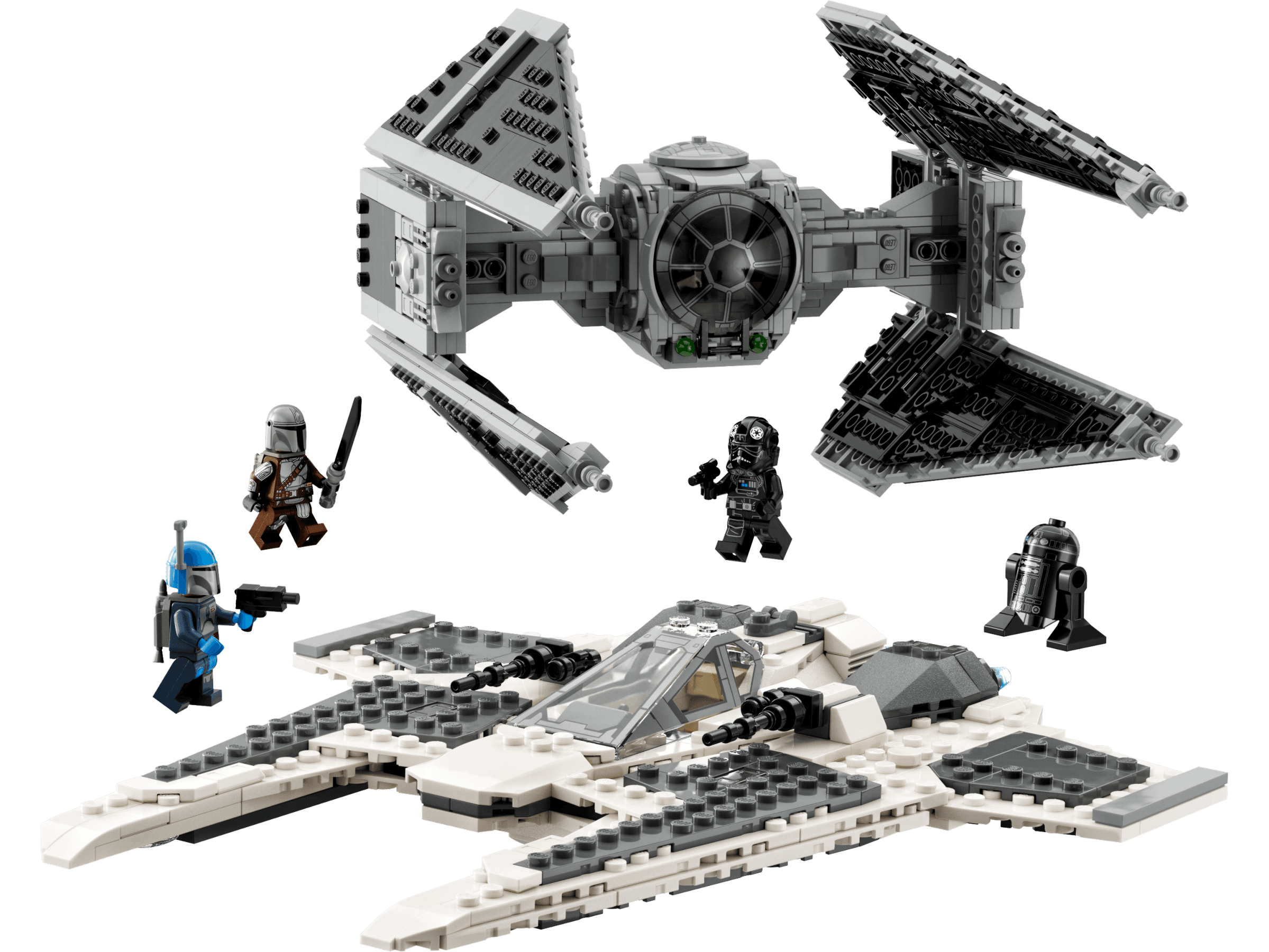 Mandalorian Fang Fighter vs. TIE Interceptor