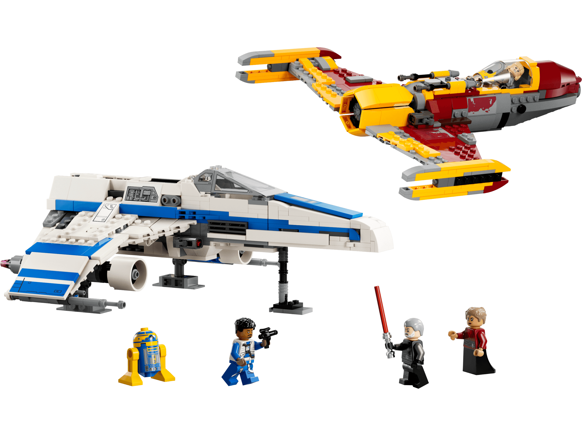New Republic E-Wing vs. Shin Hati’s Starfighter